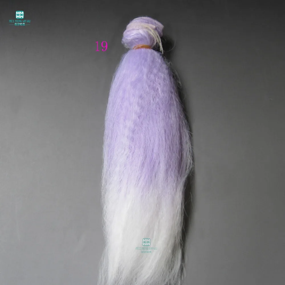 Кукольные парики 15 см * 100 для куклы 1/3 1/4 bjd/sd пушистые волосы коричневые хаки