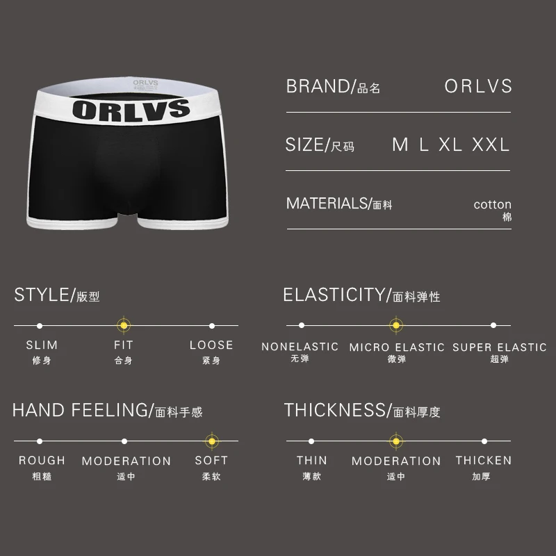 Мужские трусы-боксеры OR40 сексуальные хлопковые для салона 2020 | Мужская одежда