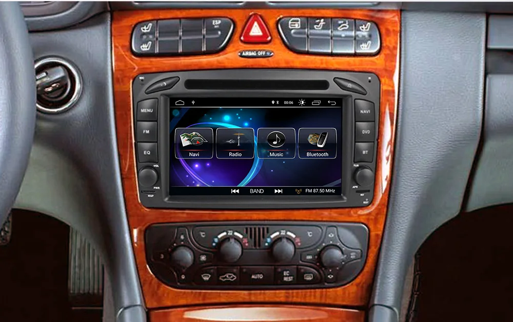7 дюймов 2 din DSP Android 9 автомобильный мультимедийный плеер для Mercedes/Benz Clk W209/W203/W168/W163/Viano/W639 DVD gps wifi CANBUS