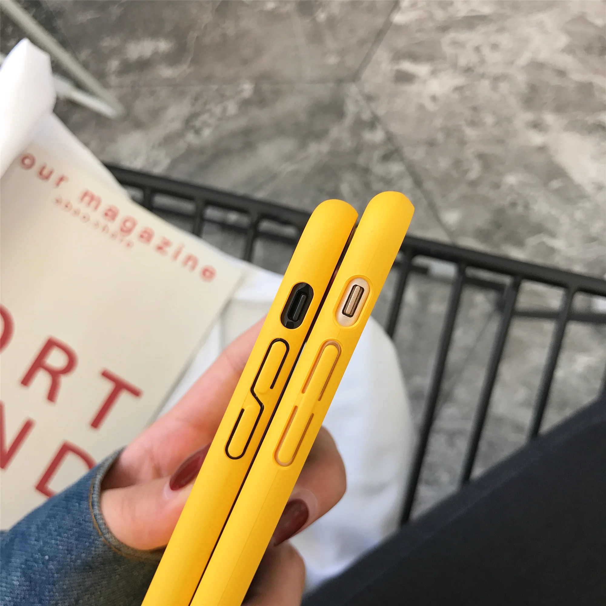 Чехол для телефона Coque Funda чехол iPhone 6 6s 7 8 X Plus Жесткий ПК XS MAX XR Желтый ленивого