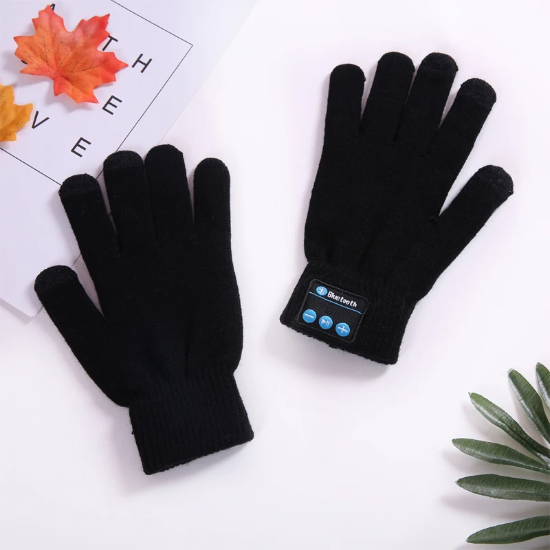 SENDEM M13 Smart теплые красочные Перчатки Bluetooth наушники Беспроводной Открытый вязать