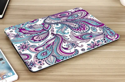 Paisley rose red Чехол для ноутбука Macbook Air retina 11 12 Pro 13 15 Touch Bar A1706 A1989 A1707 пластиковый чехол для ноутбука+ чехол для клавиатуры - Цвет: Paisley rose red
