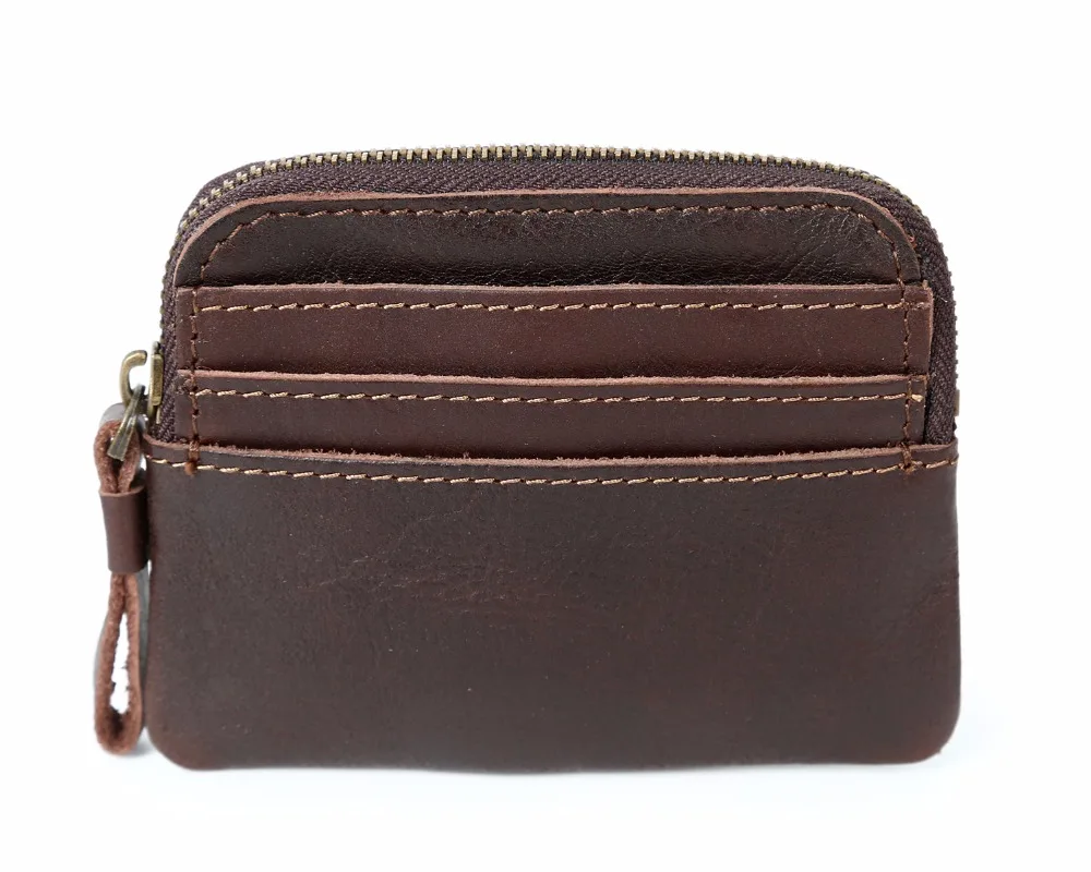 Genuine Leather Wallet Men MAN Male Small Portomonee Vallet With Coin Purse Pockets Slim Fashion Mini Walet | Багаж и сумки