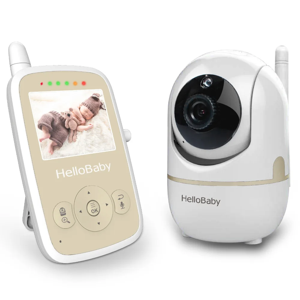 Hellobaby 2 4 дюймовый видеоняня HB248 с пультом дистанционного управления камерой