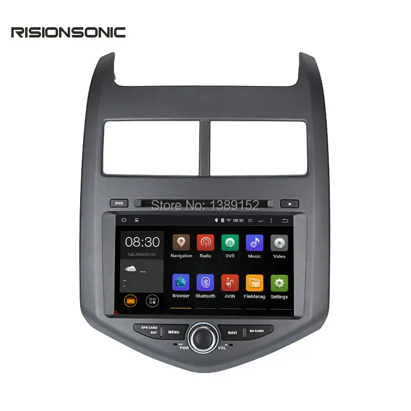 Чистая Android 5.1.1 1024*600 1.6 Г ПРОЦЕССОРА Quad Core 1 RAM автомобильный DVD Automotivo Для Chevrolet Aveo Sonic
