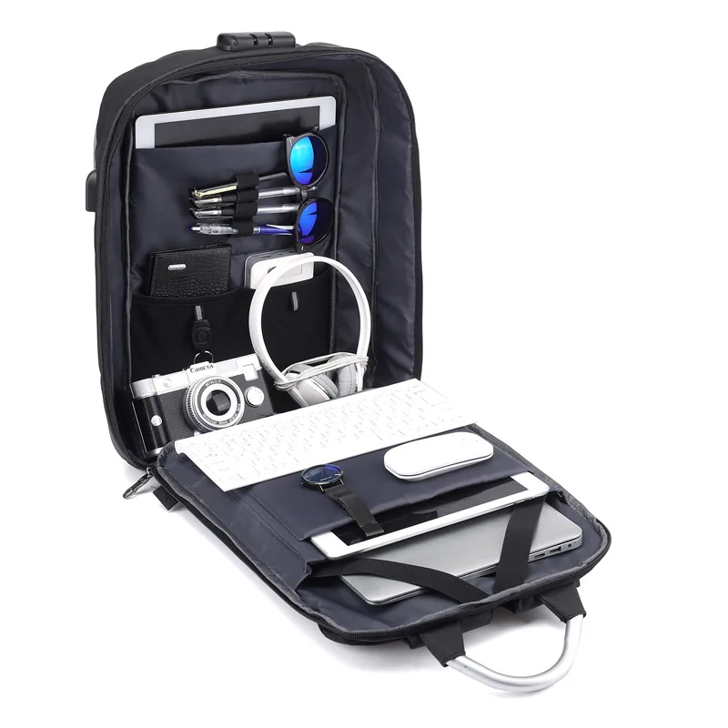 Нейлоновый usb интерфейс противоугонная сумка для ноутбука Macbook pro air hp xiaomi