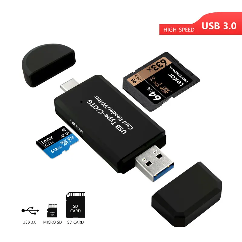 Высокая скорость Lexar 32 ГБ, 64 ГБ, класс 10 SD карта SDHC/SDXC карты памяти SD карты 128 ГБ 256 512G 95 МБ/с. для зеркальной однообъективной камеры/HD камера - Емкость: Card reader