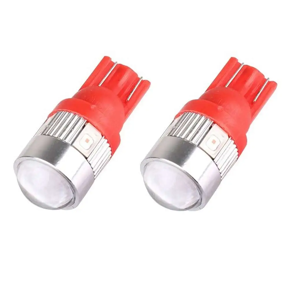 2 шт. Авто T10 6 Smd 5630 чип автомобилей светодиодные линзы индикатор клиновидный