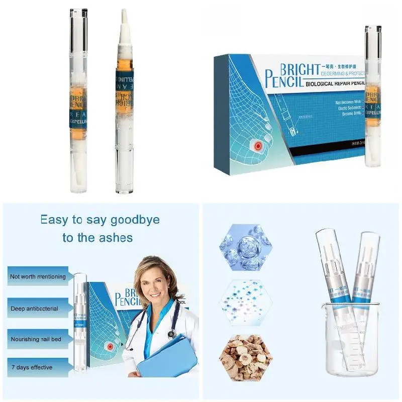 

High Quality New 3ml Nail Fungus Treatment Liquid Anti Fungal Toenail Fingernail Nails Repair Care
