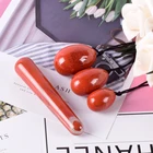 Яйцо Yoni из натуральной яшмы, имитация Красного камня, Хрустальная палочка, минеральный шар Кегеля, упражнения для мышц тазового дна, влагалища, женский уход