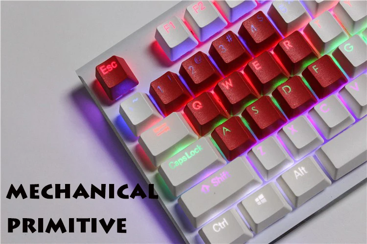 MP14 колпачки PBT для Лига Легенд двойной Цвет Keycap OEM Cherry MX Переключатель QWER и ASDF & 1234
