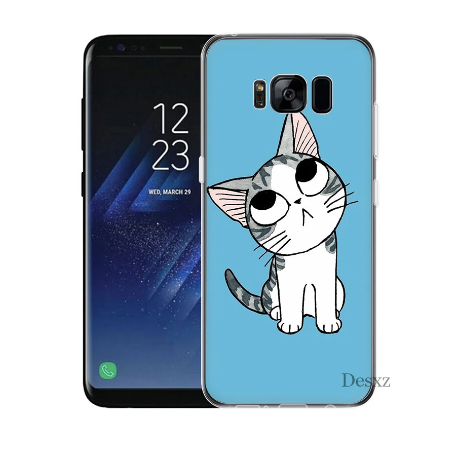 Чехол из ТПУ для Samsung A7 A9 A10 A20 A30 A40 A50 A60 A70 A5 A6 A8 Plus J3 J5 J6 J7 Otters с держателем рук Мопса |
