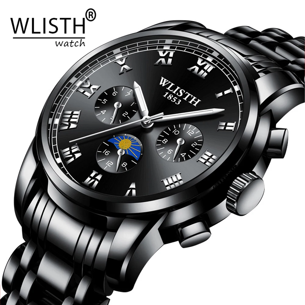 WLISTHD Dropshipping Sports Watches Mens Watches Top Brand Luxury Military Army Quartz-Watch Male Clock Casual Relogio Masculino
