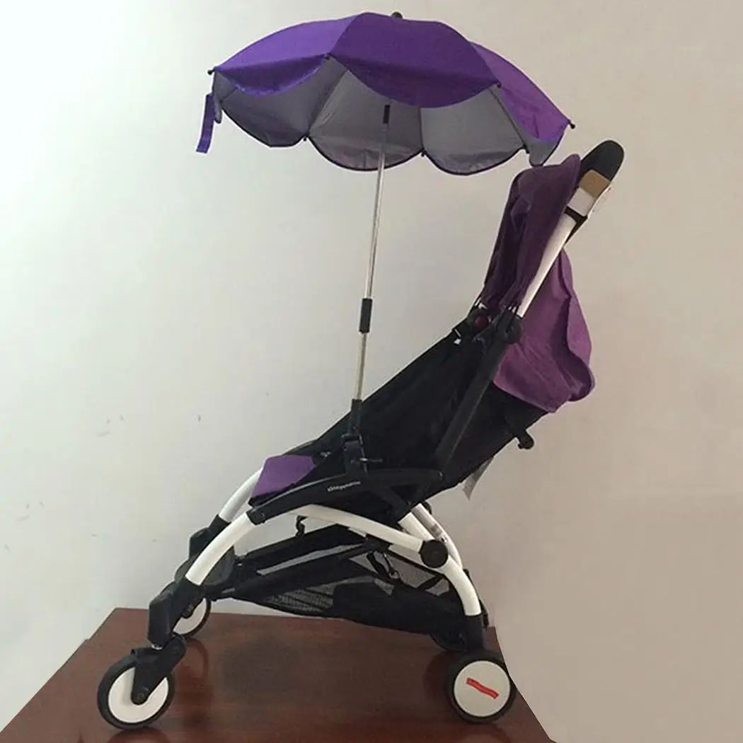 Регулируемый зажим для детской коляски УФ-стойкий Открытый Зонт Guarda Chuva алюминия