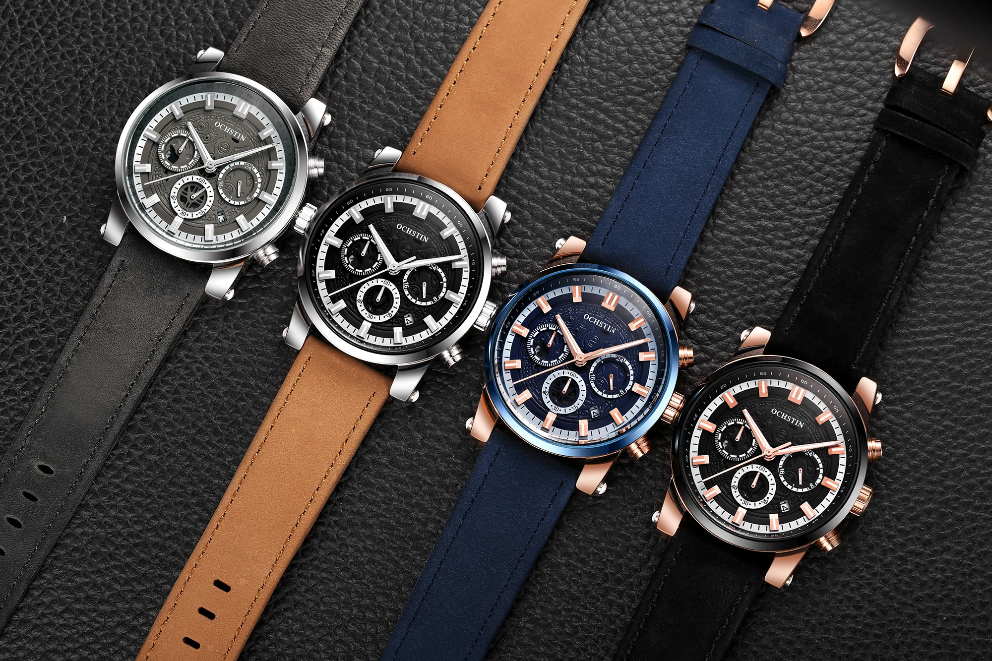 OCHSTIN luxury Brand Classic Watch Men 2019 Fashion Sport Chronograph Waterproof Gold Quartz Pilot Wristwatches Clock relogios | Наручные