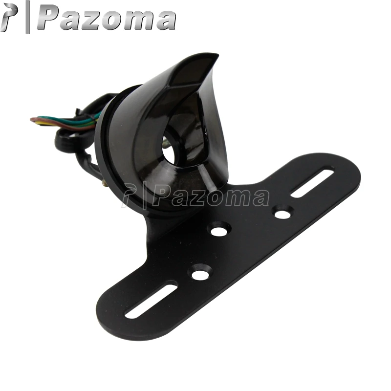 Держатель заднего номерного знака мотоцикла Emark светодиодный стоп-сигнал задний