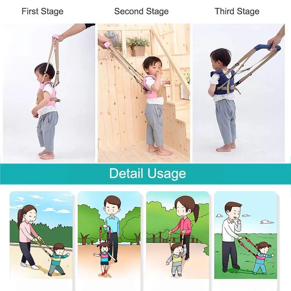 Детский Малыш ремни безопасности для прогулок помощник ребенка ходовой пояс