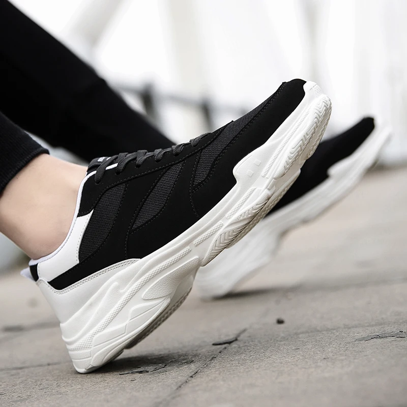 Плюс Size39-47 кроссовки Для мужчин уличная спортивная обувь сетка дыхание