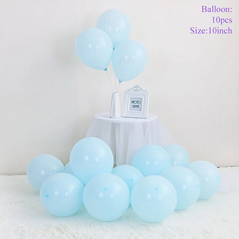 Macaron Balloons 6 Taoup 10 шт. 12 дюймов золотые с днем рождения прозрачные воздушные шары конфетти баллоны аксессуары гелиевый газ для воздушных шаров Wediing латекс - Цвет: Macaron Balloons 6