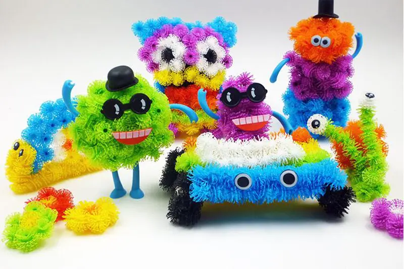 400 шт. детские развивающие сборные 3D головоломки игрушки для детей DIY слоеный шар сжатый шар креативные игрушки ручной работы Пазлы