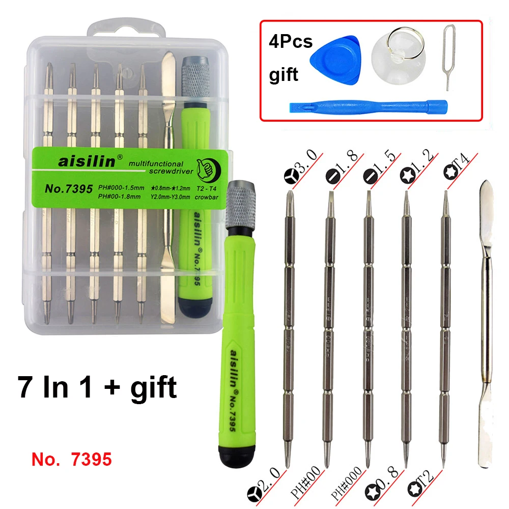 Фото 7 / 9 In 1 Five-star Flat Torx Screwdrivers Set Opening Repair Hand Tool Kit With Metal Spudger for Mobile Phone Laptop Tablet 7 / 9 In 1 Five-star Flat Torx Screwdrivers Set Opening Repair Hand Tool Kit With Metal Spudger for Mobile Phone Laptop Tablet