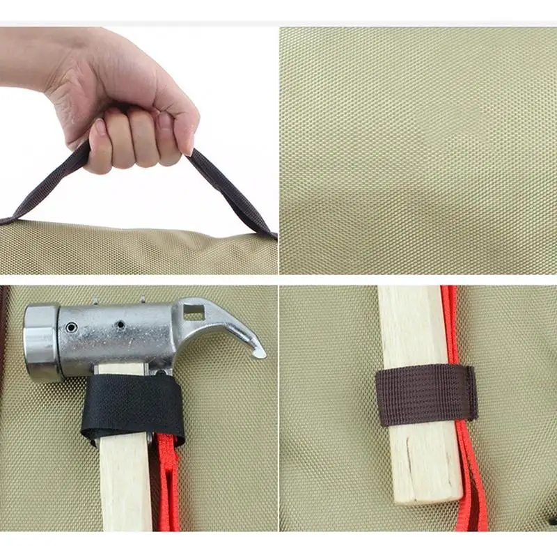 

Mounchain Outdoor Multifunctional Portable Large Capacity Nail Hammer Store Bag Toolbox