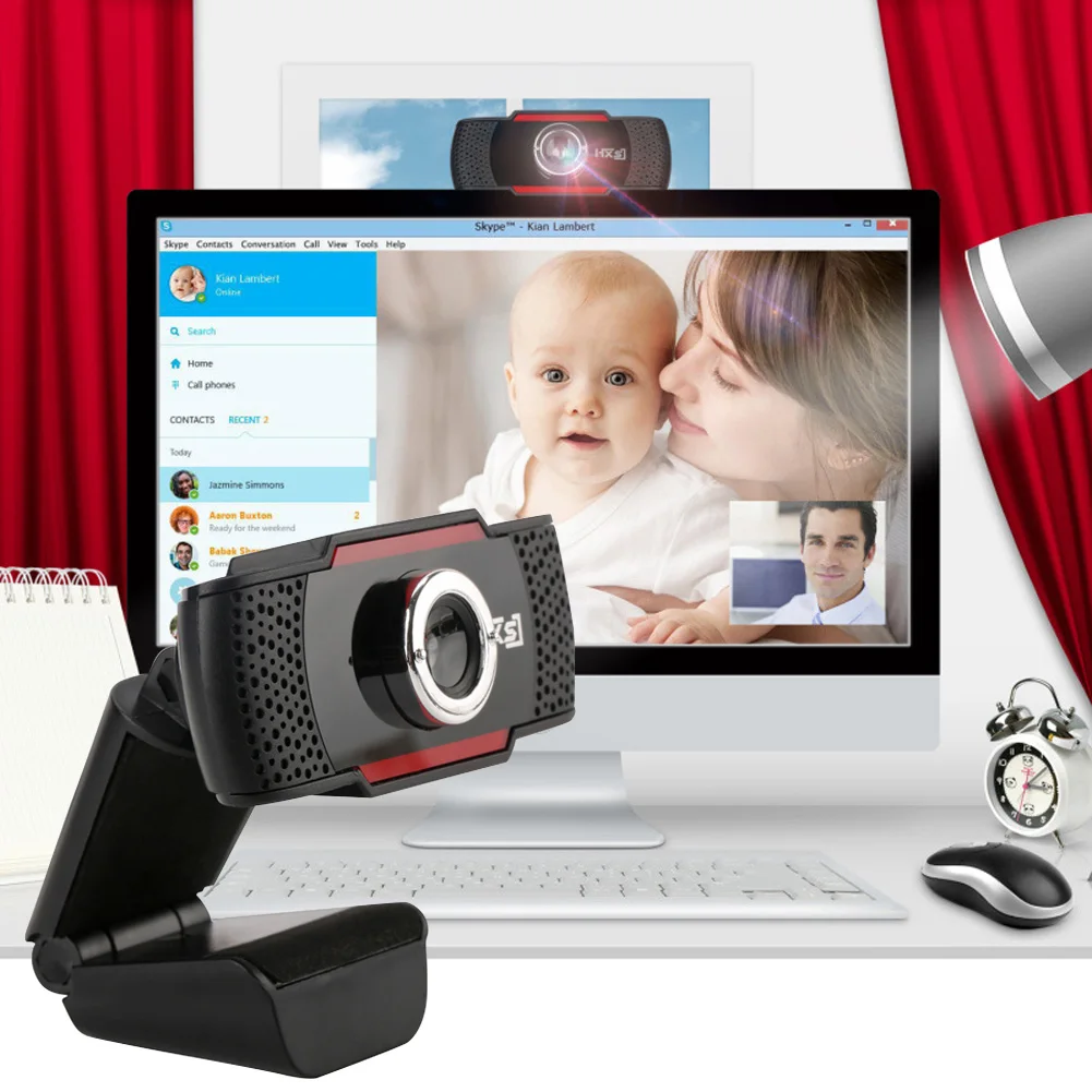 Webcam Camera Manual Adjustment Rotatable Optical Lens High Definition Well-designed For Computer | Компьютеры и офис