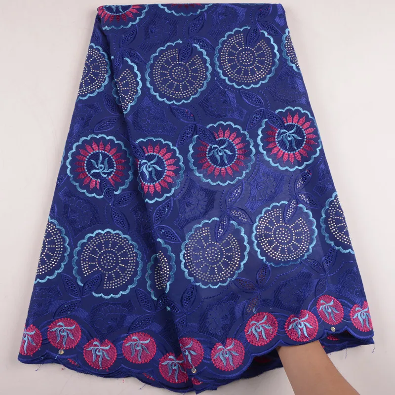 Swiss Voile Laces Switzerland Embroidery Dry Cotton Lace With Stone In For Women Dress A1538 | Дом и сад