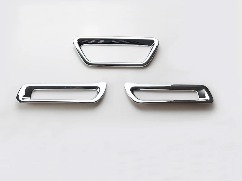 3 шт. ABS хромированный задний противотуманный светильник крышка и задние стоп