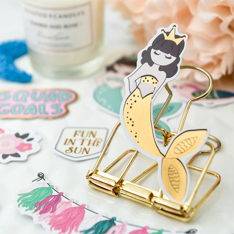 70 шт Hello Mermaid Cardstock штампованные наклейки для скрапбукинга Happy planner/Создание