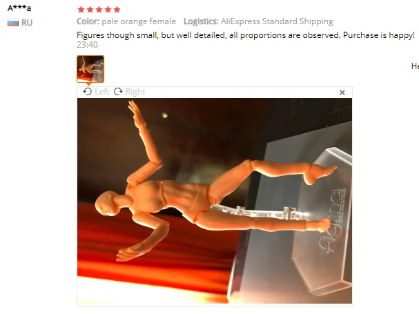 13 см Фигурки игрушки для художника подвижные мужские и женские фигурки ПВХ