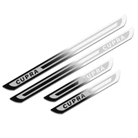 4pcs for seat cupra accessories stainless steel door sill plate car styling