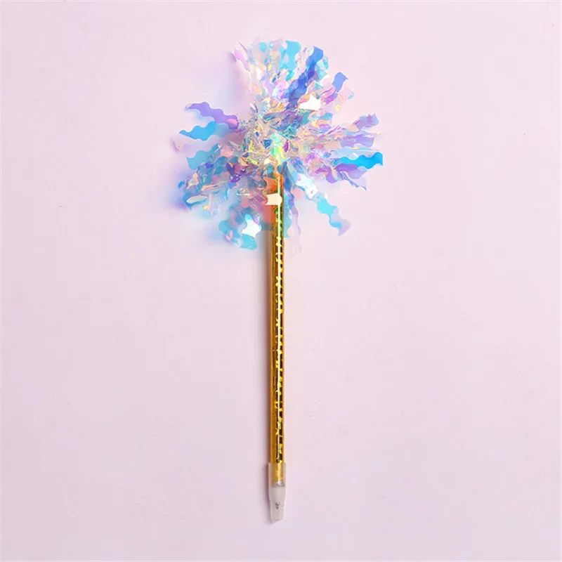 

1PCS New Fashion Shining Colorful Silk Ballpoint Pen Laser Glitter Silk Gel Pen for School Student Signature Pen Gift For Girl