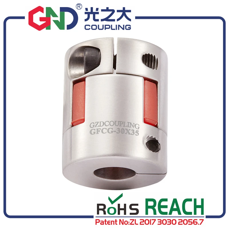 Щековая муфта Серводвигатель челюсти в форме зажима Гибкая CNC фланцевый D30x35