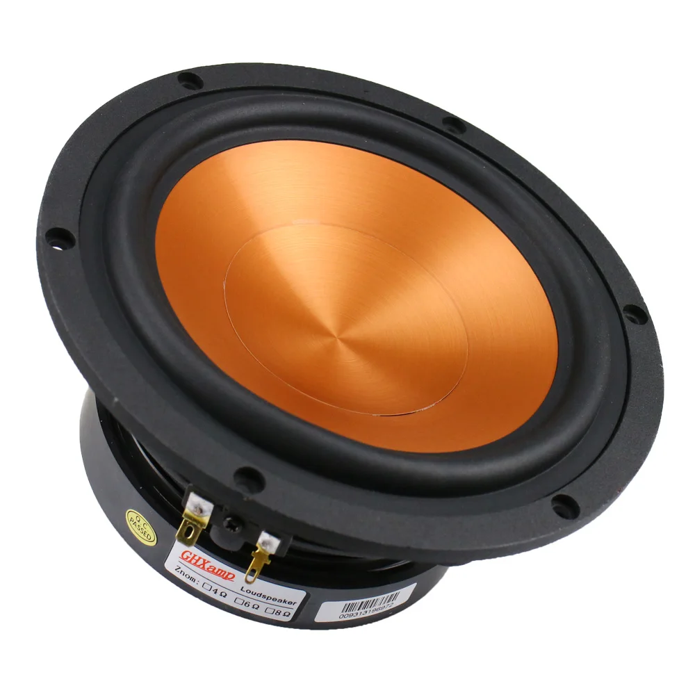 GHXAMP Hifi 6,5 дюймов средний бас-динамик 8 Ом 40 Вт домашний кинотеатр СЧ-динамик громкий динамик глинозема Керамика 1 шт
