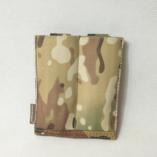 MC EmersonGear Тактический Быстрый ничья MOLLE/PALS EmersonGear высокая скорость двойной открытый Топ 9 мм. 45 Пистолет Журнал Mag мешок Holste - Цвет: MC