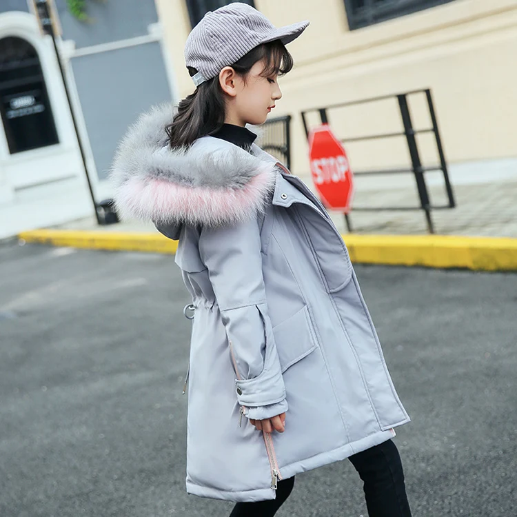 -30 градусов Одежда для девочек теплая куртка-пуховик Schill девушка одежда 2019 зимняя