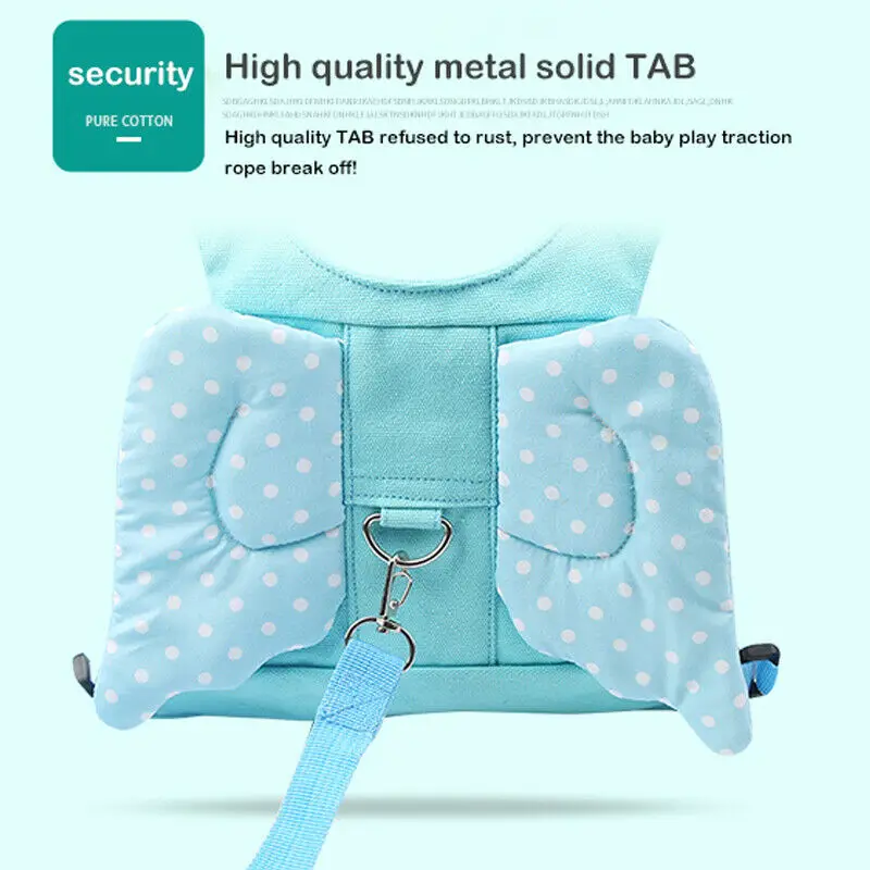 New Baby Child Kids Unisex Print Toddler Walking Safety Harness Rein Backpack Walker Strap UK 1-6T