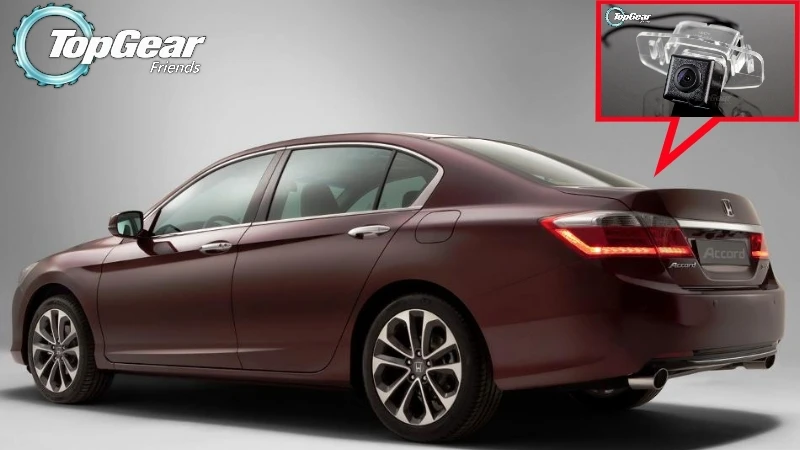 

Автомобильная камера для Honda Accord MK9 2014 2015, Высококачественная камера заднего вида для использования вентиляторами | CCD + RCA