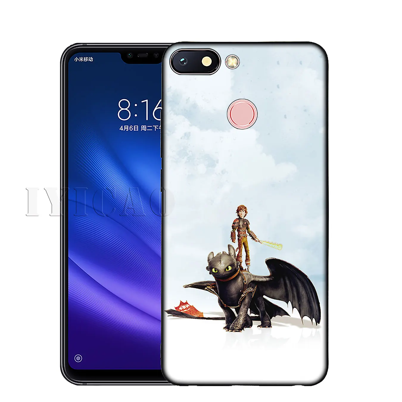 IYICAO Беззубик Как приручить дракона Мягкий силиконовый чехол для Xiaomi Redmi K30 K20 8A 7A 6A