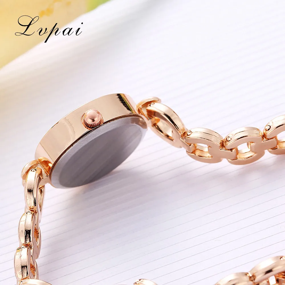 Hot Sell Newest Luxury Brand Watches LVPAI Womens Watch Stainless Steel Rhinestone Quartz Ladies Dress Wrist relogio | Наручные часы