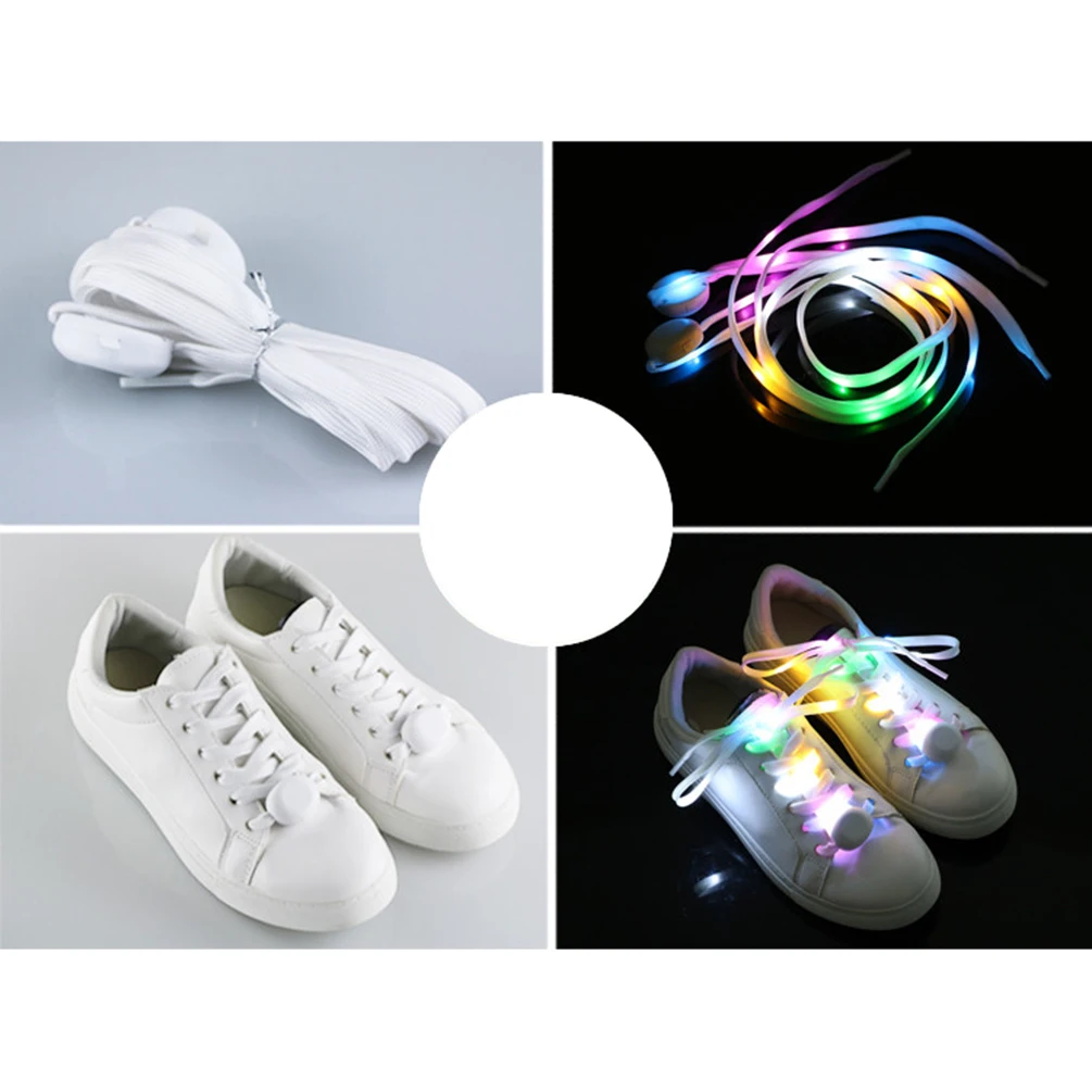 LEDGLE шикарные светящиеся шнурки светодиодные обувные модный светильник для