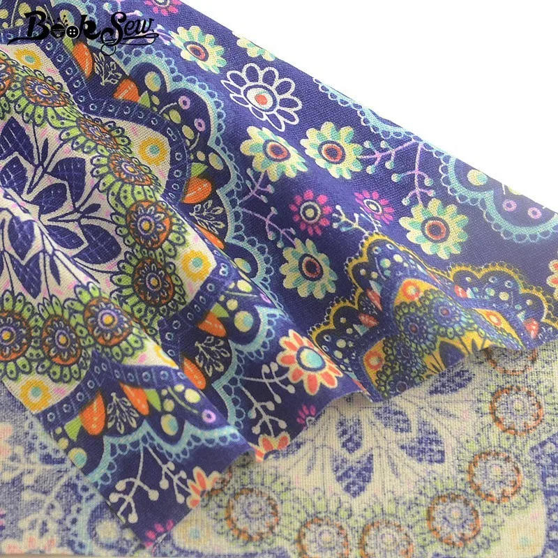 Booksew Африканский стиль хлопковое полотно на метр шитье Telas сделай сам ручная