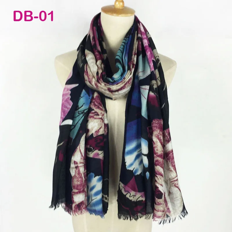 Великолепный новейший дизайн зимний шарф с принтом бандана женские шали