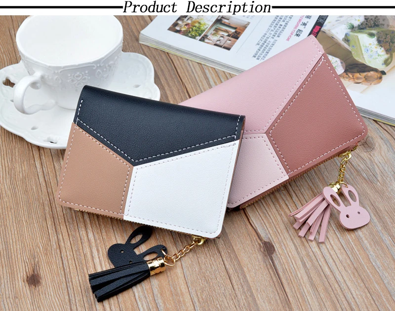 Mini Patchwork Womens Small Wallet Female Purse Luxury Leather Lady Wallets Bags and Purses Women Purses Ladies Wallets Cute Bag