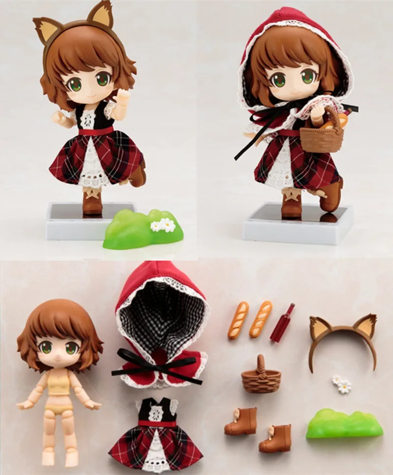 Nendoroid Милая Красная Шапочка вариант мини-фигурка настоящая одежда Ver. ПВХ фигурка игрушки Brinquedos аниме 10 см
