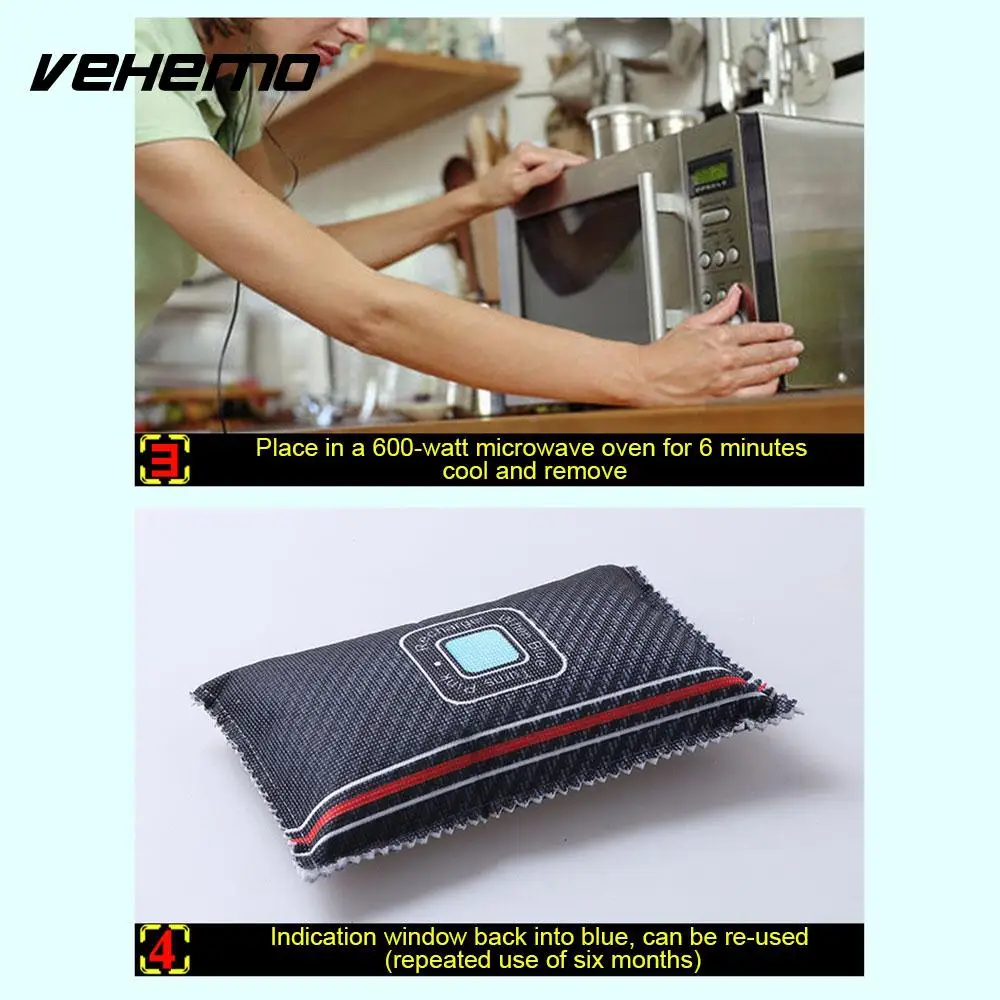 Bag Silica Gel Dehumidifier Car Moisture Desiccant Absorber Air Dryer Universal Conditioning |