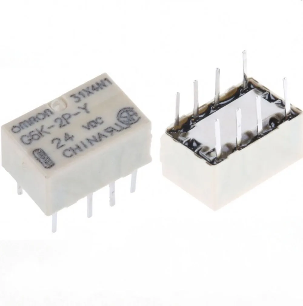 10 шт DIP G6K-2P-Y Сигнальное реле 8PIN для Omron реле постоянного тока 5 В, 12 В, 24 В постоянного тока, G6K-2P-Y 5VDC G6K-2P-Y 12VDC G6K-2P-Y 24VDC
