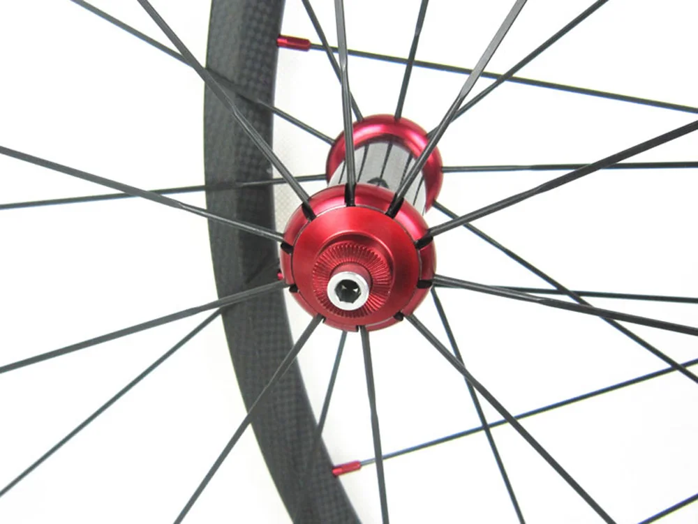 Прямой Тяговый набор колес для карбонового дорожного велосипеда 24 мм Глубокий 20 5