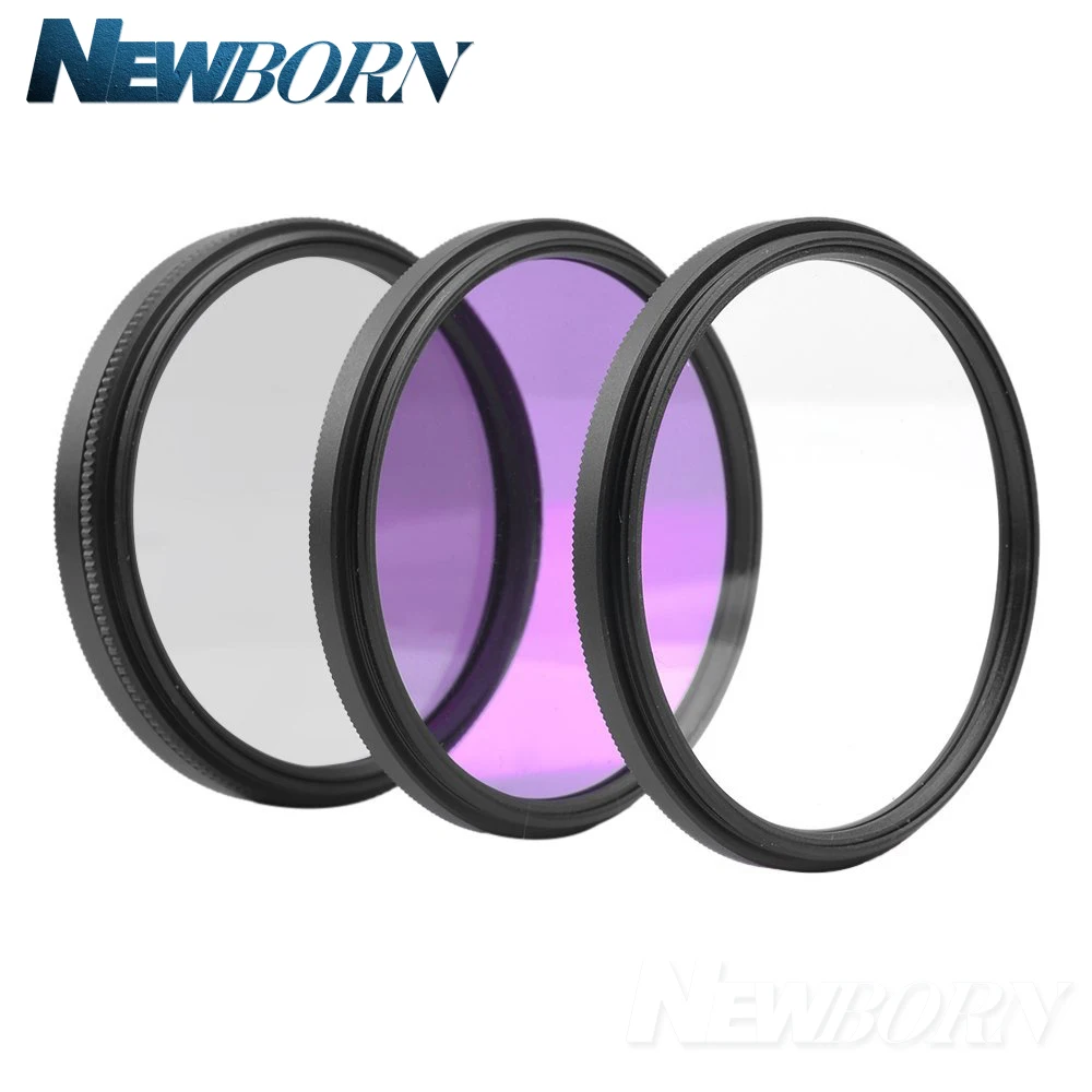 52 мм УФ фильтр UV + CPL FLD Набор фильтров для объектива Nikon D7200 D5600 D5500 D5100 D5000 D3400 D3300 D750